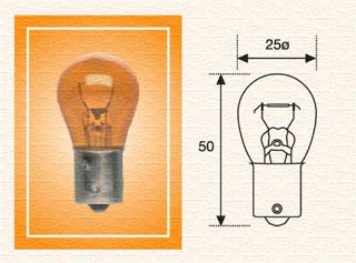 ÜNİVERSAL AMPÜL PY21W 24V ARANC resmi