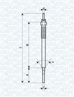 X UC35A KIZDIRMA BUJİSI 11V TOYOTA LAND CRUISER 3.0 D-4D 00 HİLUX PİCKUP-HIACE IV 2.5D-4D 01 resmi