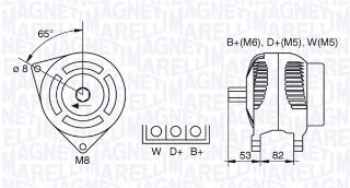 PERKINS LAND ROVER ALTERNATÖR PENKINS LAND ROVER 90 110 resmi