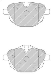 FREN BALATASI ARKA (106MM) F07 F10 F11 F12  08- resmi