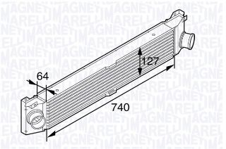 TURBO RADYATÖRÜ İNTERCOOLER DUCATO-BOXER-JUMPER 2.2-2.3-3.0 D 06 resmi