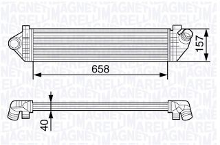VOLVO TURBO RADYATÖR S40 V50 resmi