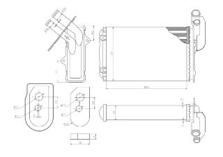 RENAULT KALORİFER RADYATÖRÜ MEGANE CLİO R19 resmi