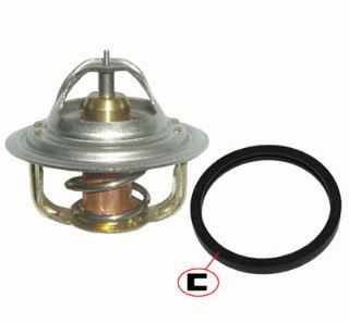 TERMOSTAT-FIESTAII 1.4 III 1.6 resmi