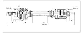 AKS SAĞ ÖN BVA 206 OTOMATIK 14 8V 16 8V BNZ resmi