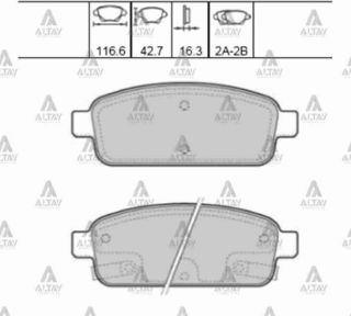 FREN BALATA CRUZE 09-14  ASTRA-J 09-15 DİSK ARKA resmi