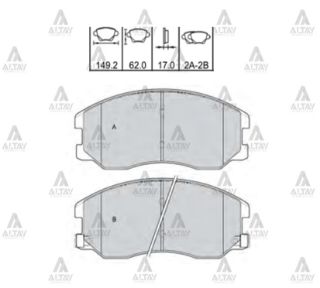 FREN BALATA CAPTIVA 07-11  OPEL ANTARA 07-14 ÖN resmi