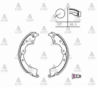 FREN BALATA HİLUX 06-11 4X2 PABUÇ ARKA resmi