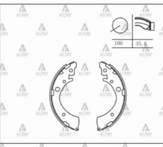 FREN BALATA CİVİC 92-95  CİVİC 01-06  HRV PABUÇ ARKA resmi