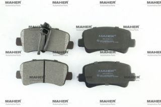 FREN BALATA MASTER III 10=  MOVANO B 10= (TEK TEKER FİŞLİ) ARKA resmi