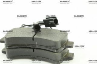 FREN BALATA DUCATO 14=  JUMPER 14=  BOXER 14= (ÇİFT FİŞLİ UZUNLUK 141.7MM) ARKA resmi