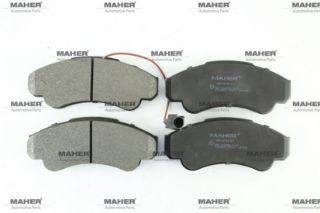 FREN BALATA DUCATO 02-06  JUMPER II 02-06  BOXER II 02-06 (FİŞLİ UZUNLUK 146.6MM) ÖN resmi