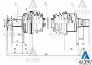 AKS KOMPLE ÖN GETZ 06-11  BENZİNLİ A-T ABSLİ SOL resmi