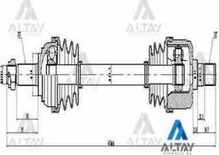 AKS KOMPLE ÖN ACCENT 95-00  ACCENT 00-02  ACCENT 03-06  EXCEL 90-94 BENZİNLİ SOL resmi