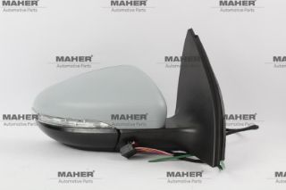AYNA DIŞ DİKİZ GOLF6 08-12 ELEKTRİKLİ, ISITMALI, SİNYALLİ, ASTARLI SAĞ resmi