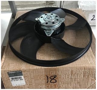 FAN MOTORU+PERVANE SCENİC II resmi