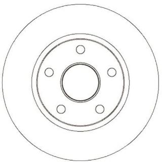 FREN DİSKI ARKA TRAFİC-VİVARO 1.9D-DTI 16V-2.5DTI 08/01>PRIMASTAR 01>280X12X5DL T resmi