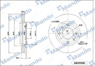 ÖN  FREN DİSK AYNASI P106 SAXO 1,1 / 1,3 / 1,4 / 1,4I / 1,5D / 1,6I 91> P206 P306 P206+ (T3E) P205 P309 AX ZX XSARA (HAVA SOGUTMALI) resmi