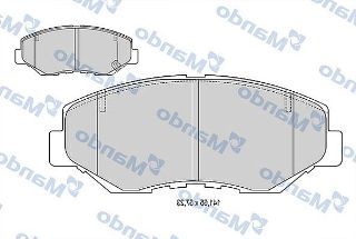 ÖN  FREN DİSK BALATASI CR-V II 2.0 02- resmi