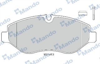 FREN BALATASI ÖN VİTO W639 07> VİTO W447 14> CRAFTER 06> SPRINTER 06> resmi