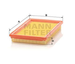 X HAVA FİLTRESİ MİNİ COOPER S 02-06 276X168X34 resmi