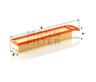 X HAVA FİLTRESİ C3 09 C4 08 BERLİNGO 10 P207 07 P308 07 P3008-PARTNER TEPEE 10 1.4-1.6 resmi
