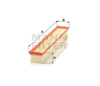 X HAVA FİLTRESİ C180 00-02 resmi