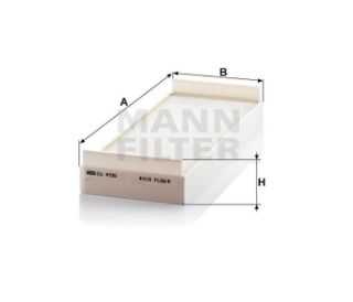 POLEN FİLTRESİ MAN TG-A-SERİE CU4795 resmi