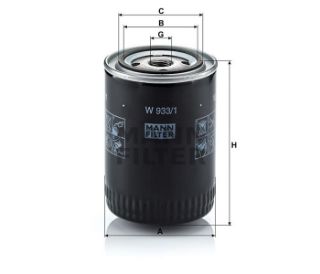 YAĞ FİLTRESİ NİSSAN PİCK UP / NAVARA 720. D21. D22 2.5 D 83HP 03/96-02/98 resmi
