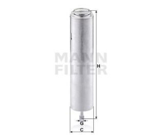 YAKIT FİLTRESİ BMW 1 E81-E87-E82-E88 116D-118D-120D-123D-BMW 3 E46 330-BMW 5 E60 520-525-530 resmi