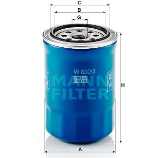 X YAĞ FİLTRESİ ACCENT-ELANTRA-GETZ 1.5-2.0 CRDI resmi
