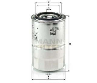 YAKIT FİLTRESİ İSUZU MİDİ / MİDİ VAN 2.0 TD 69HP 01/89- resmi