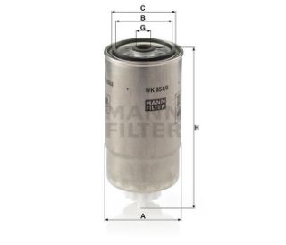 YAKIT FİLTRESİ PEUGEOT BOXER II 2.8 HDİ 146 146HP 04/04-06/06 resmi