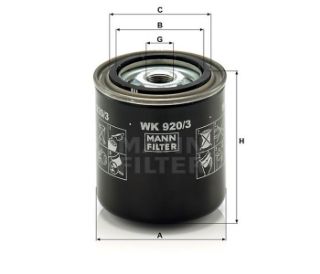 YAKIT FİLTRESİ MAZDA B-SERİE PİCKUP 2.5 D 4WD 78HP 09/98-06/99 resmi