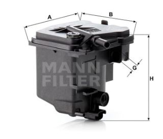 YAKIT FILTRESI PARTNER 206 207 307 308 407 BERLINGO C2 C3 C4 C5 FIESTA FOCUS C MAX TEPEE 1.6HDI resmi