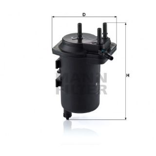 YAKIT (MAZOT) FILTRESI MEGANE II 1,5DCI (02 ) SCENIC II 1,5 DCI (03 ) / (DELIKSIZ) resmi