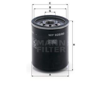 YAĞ FİLTRESİ OPEL CAMPO 2.5 TD 76HP 07/94- resmi