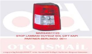 STOP LAMBASI SOL PARTNER BERLİNGO BAGAJ KAPI CIFT KAPI DUYSUZ03-08 ORTA SEFFAF resmi