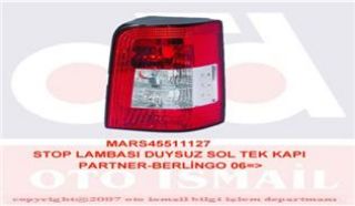 STOP LAMBASI SOL PARTNER BERLİNGO BAGAJ KAPI TEK KAPI DUYSUZ03-08 ORTA SEFFAF resmi