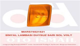 SOL ON SINYAL LAMBASI SARI-DUYSUZ (VOLKSWAGEN LT 97-07) resmi