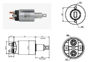 MARŞ OTOMATIGI 12V HYUNDAİ H100 L300 EM PAJERO DODGE MAZDA resmi