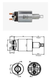 MARŞ OTOMATİĞİ 24V MITSUBSHI CANTER F659 YM SNLS 751 resmi