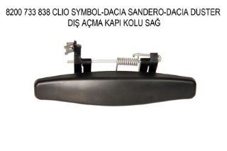 KAPI DIŞ AÇMA KOLU SAĞ OEM 8200733838 SYMBOL THALIA DACİA DUSTER SANDERO resmi