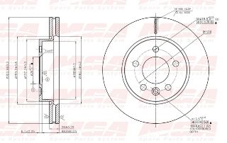 ON FREN DISKI-303×28 5×120 (VW AMAROK 10-) resmi