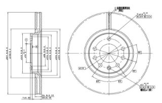 FREN DISK ON HAVA KANALLI 308-5 ( OPEL: ASTRA G H CORSA E 03 -  ) resmi