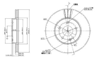 FREN DISKI ON HAVALI ( MERCEDES C SERI W202 ) resmi