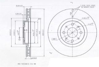 FREN DISK ON HAVA KANALLI 281-4 ( FIAT: BRAVO STILO 07 ) resmi