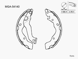 KAMPANA BALATA ( HYUNDAI: ACCENT ADMIRE 03 - 06) resmi