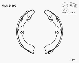 KAMPANA BALATA ( DAIHATSU: HIJET 90 - 00)K0029 resmi