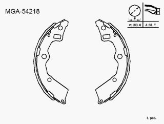 KAMPANA BALATA ( KIA: PICANTO 04 - 10) resmi